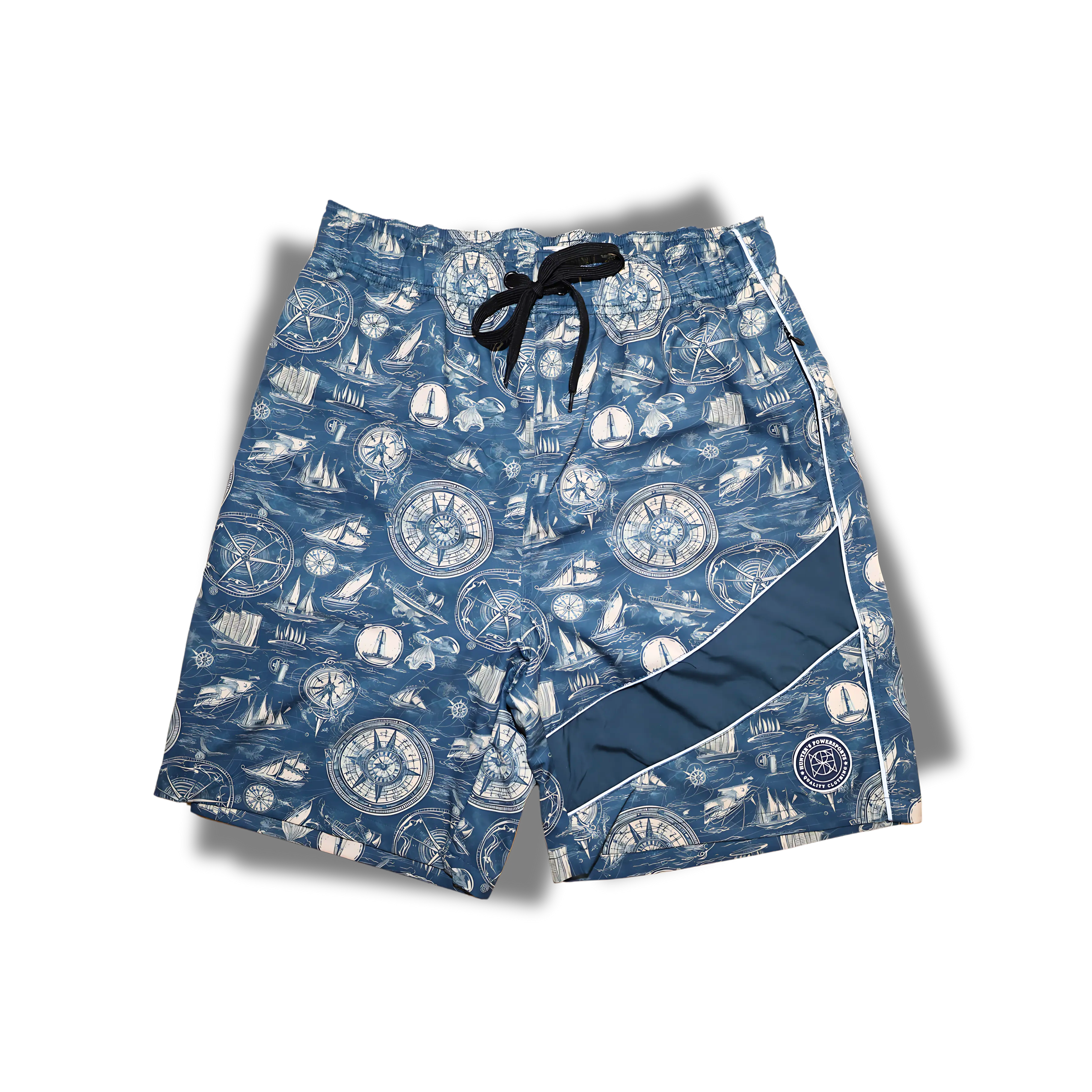 MOKU HOLO REFLECTIVE MEN'S RASH GUARD SHIRT AND SWIM TRUNK SET