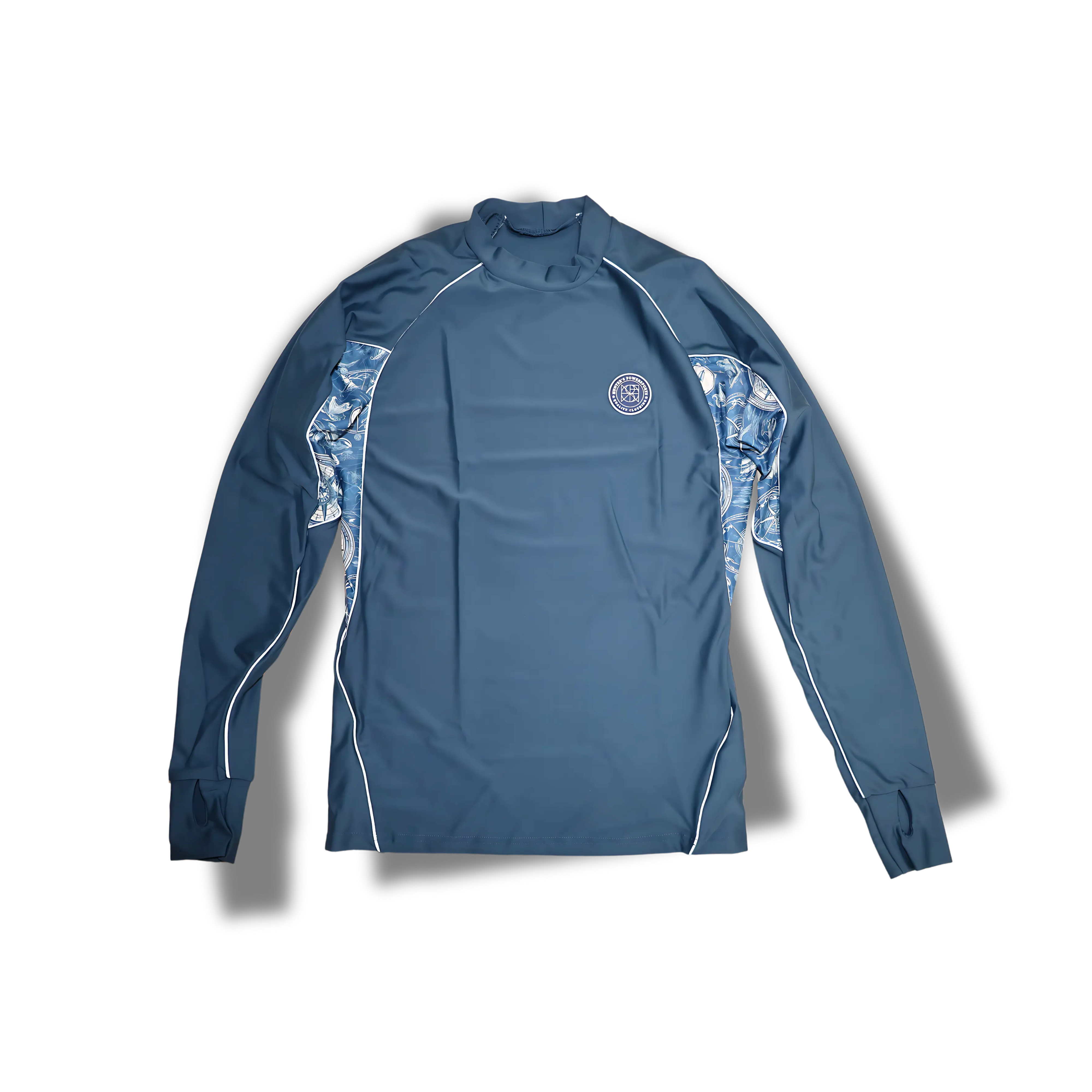 MOKU HOLO REFLECTIVE MEN'S RASH GUARD SHIRT AND SWIM TRUNK SET