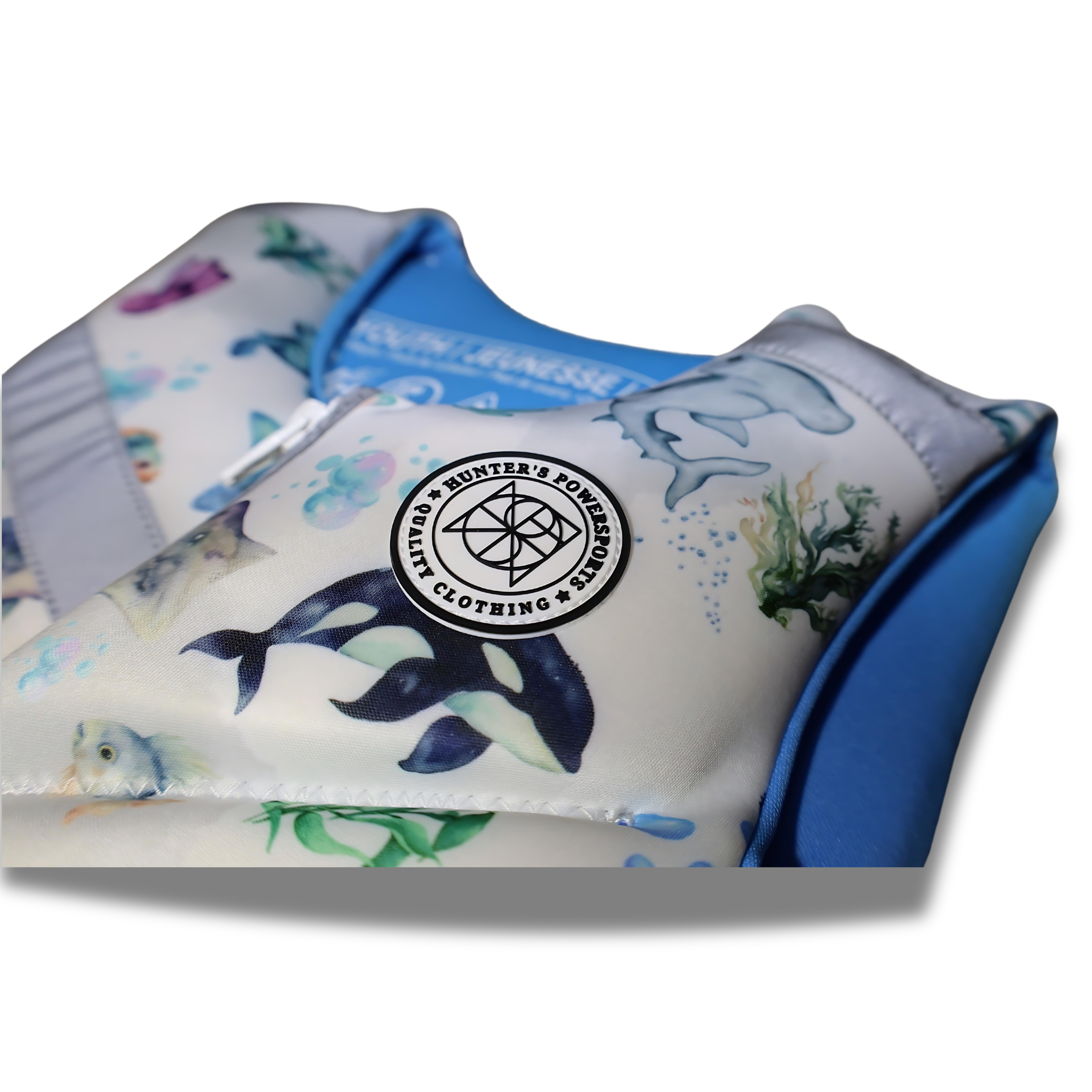 Boy's Grey Ocean Reflective Life Vest | Youth Safety | Shop Now