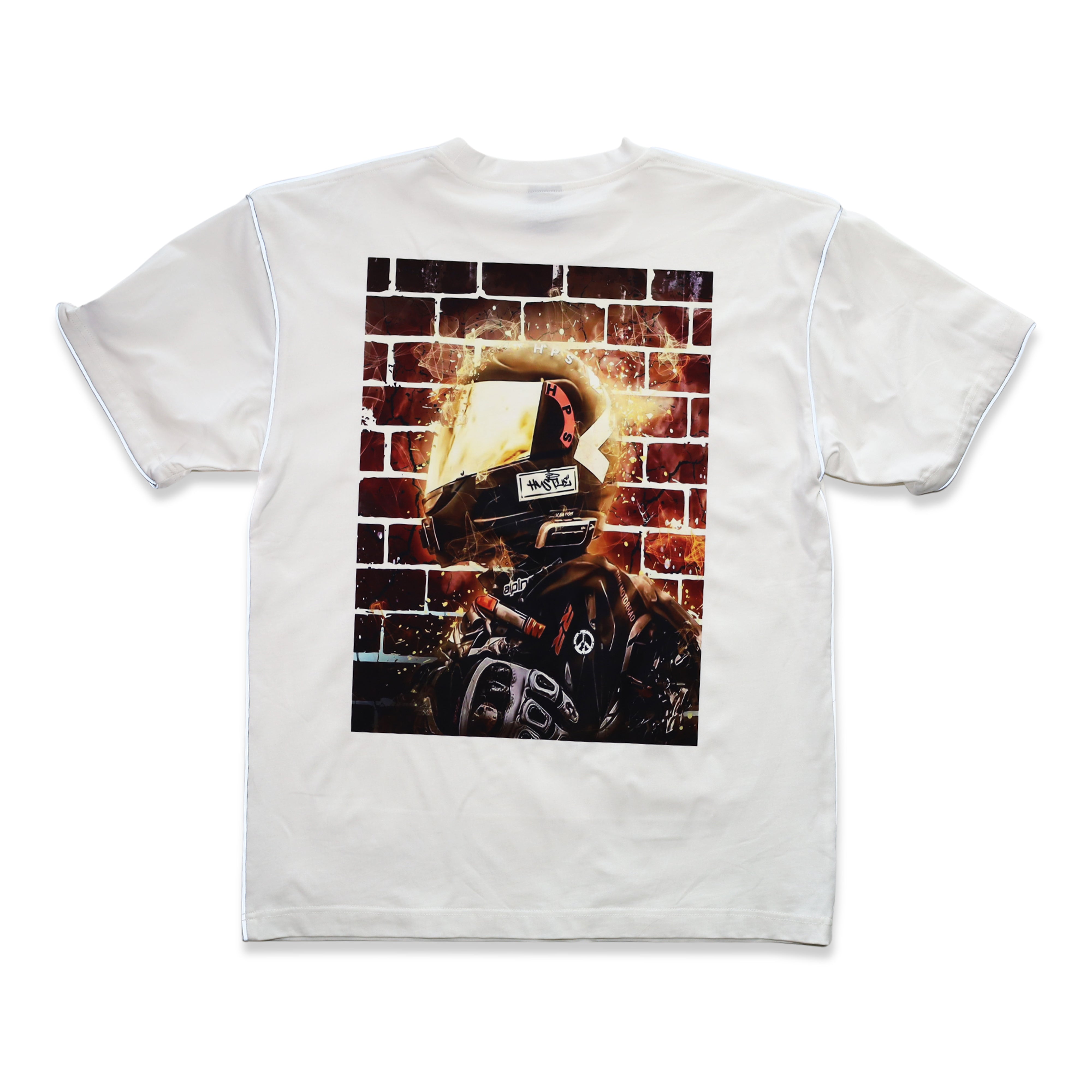 Ride Through the Fire Men's Reflective T-Shirt | Safety & Style