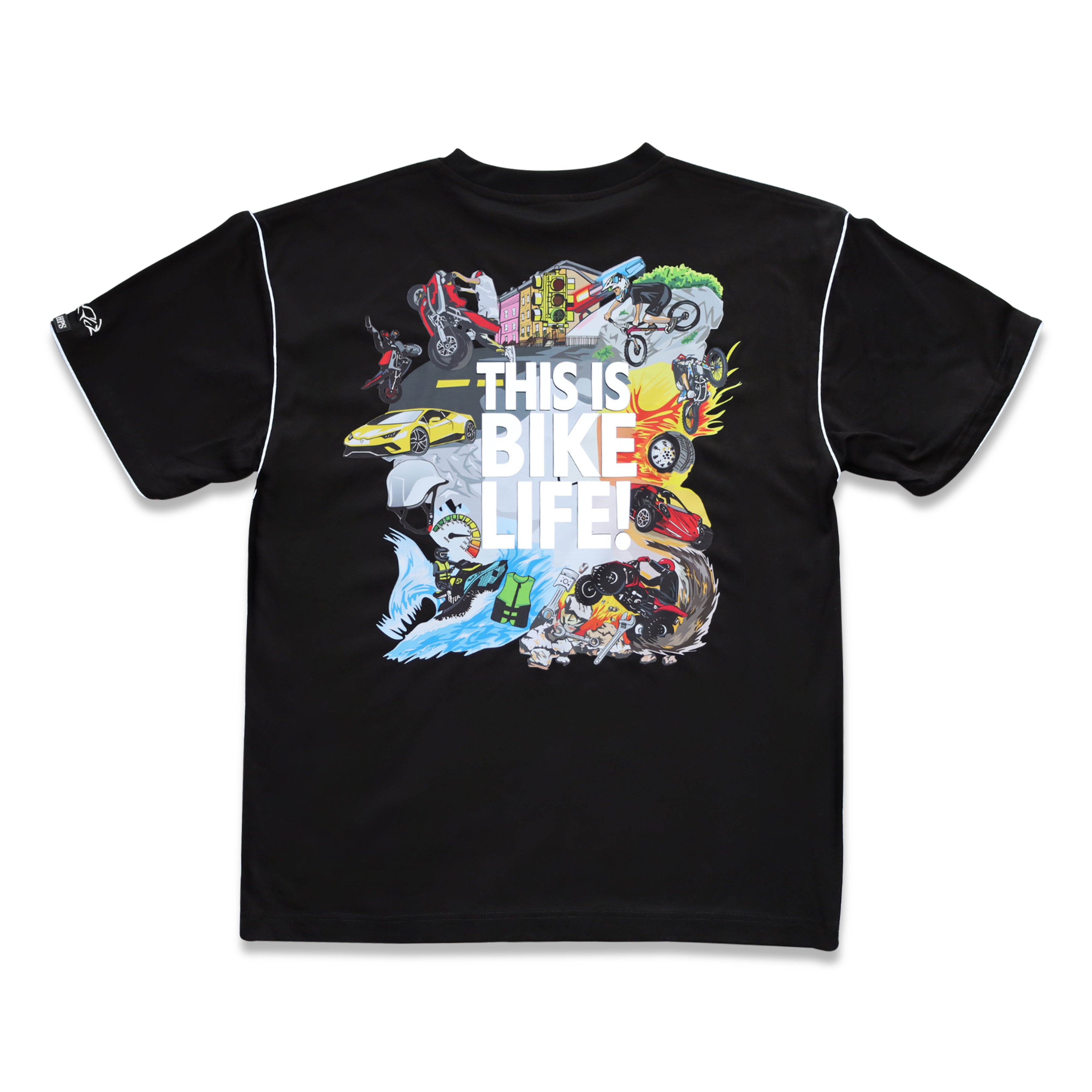 This Is Bike Life! Men's Reflective T-Shirt | Ride Safe & Bold