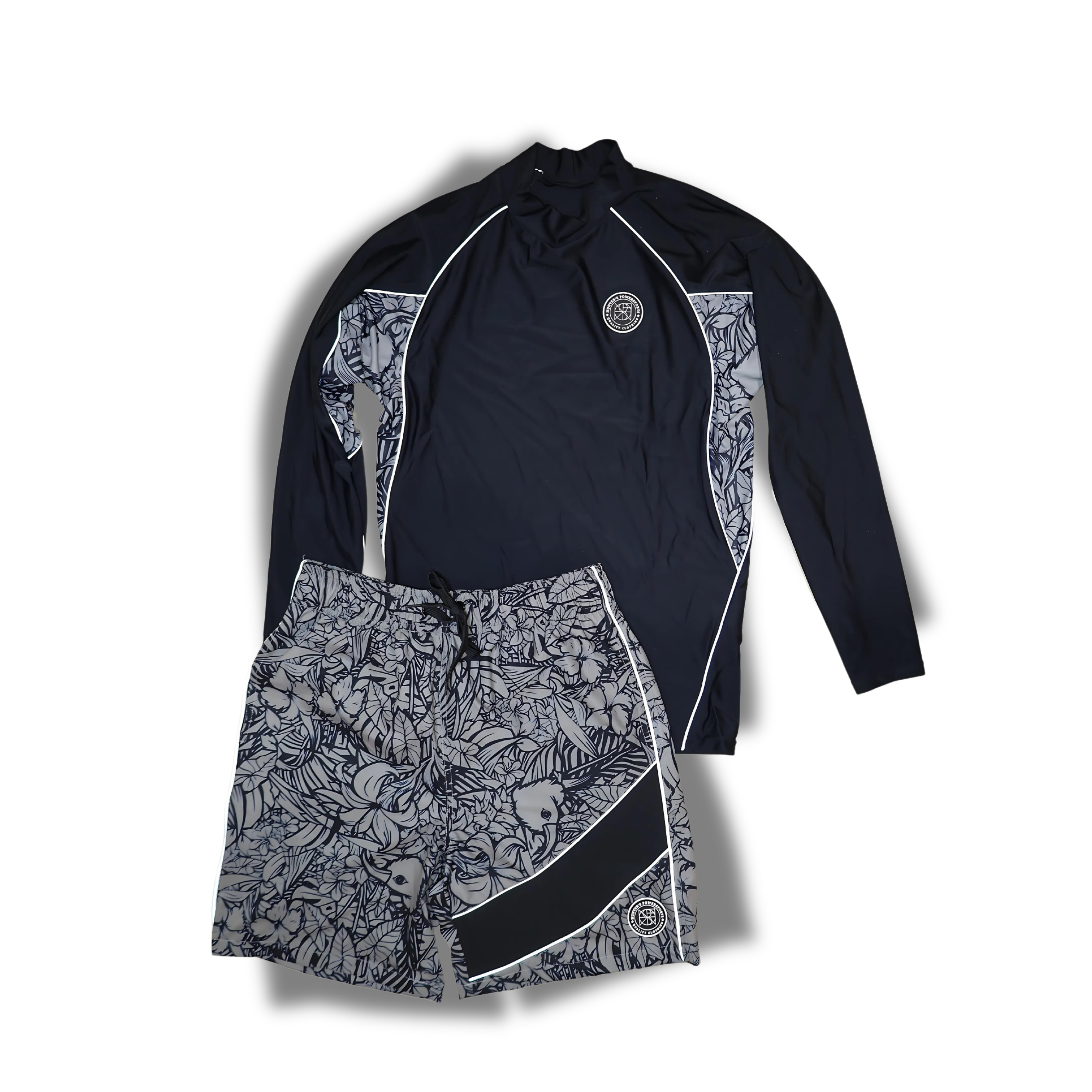 Kekoa Men's Reflective Rash Guard Set | Swim & Safety Apparel