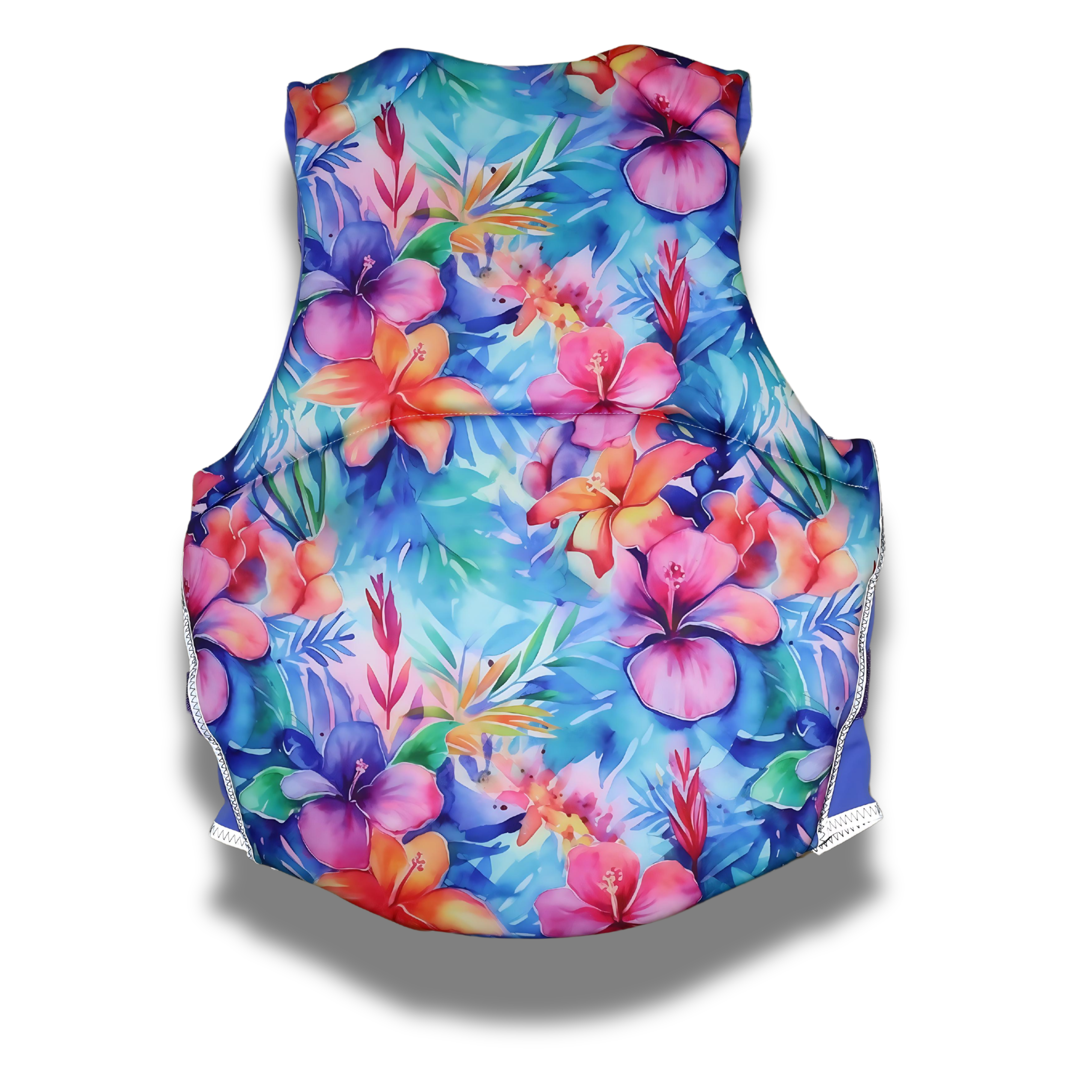 Purple Tropical Teen Life Vest | Girl's Reflective Gear | Buy Now