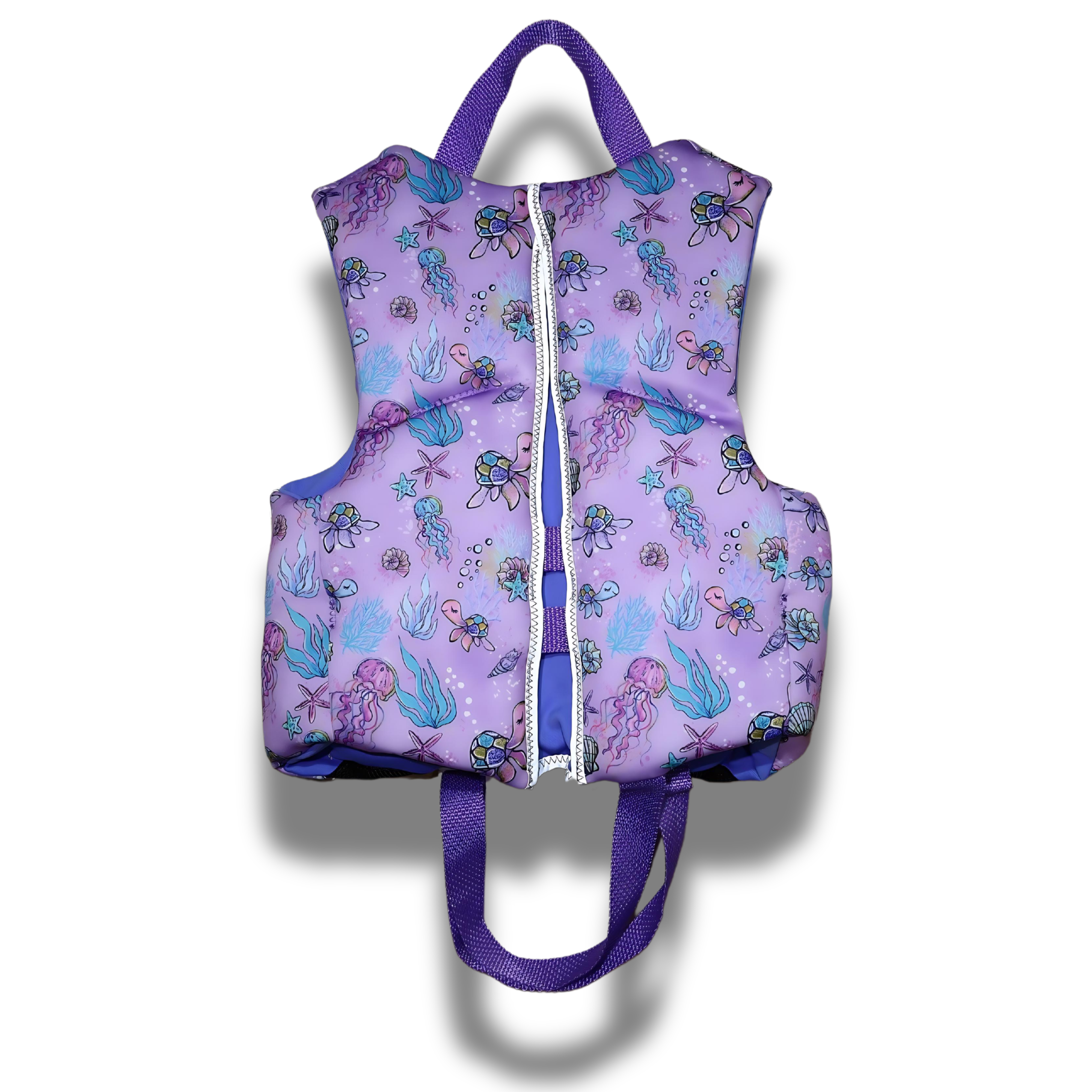 Purple Turtle Child's Life Vest | Girl's Reflective Safety | Buy Now