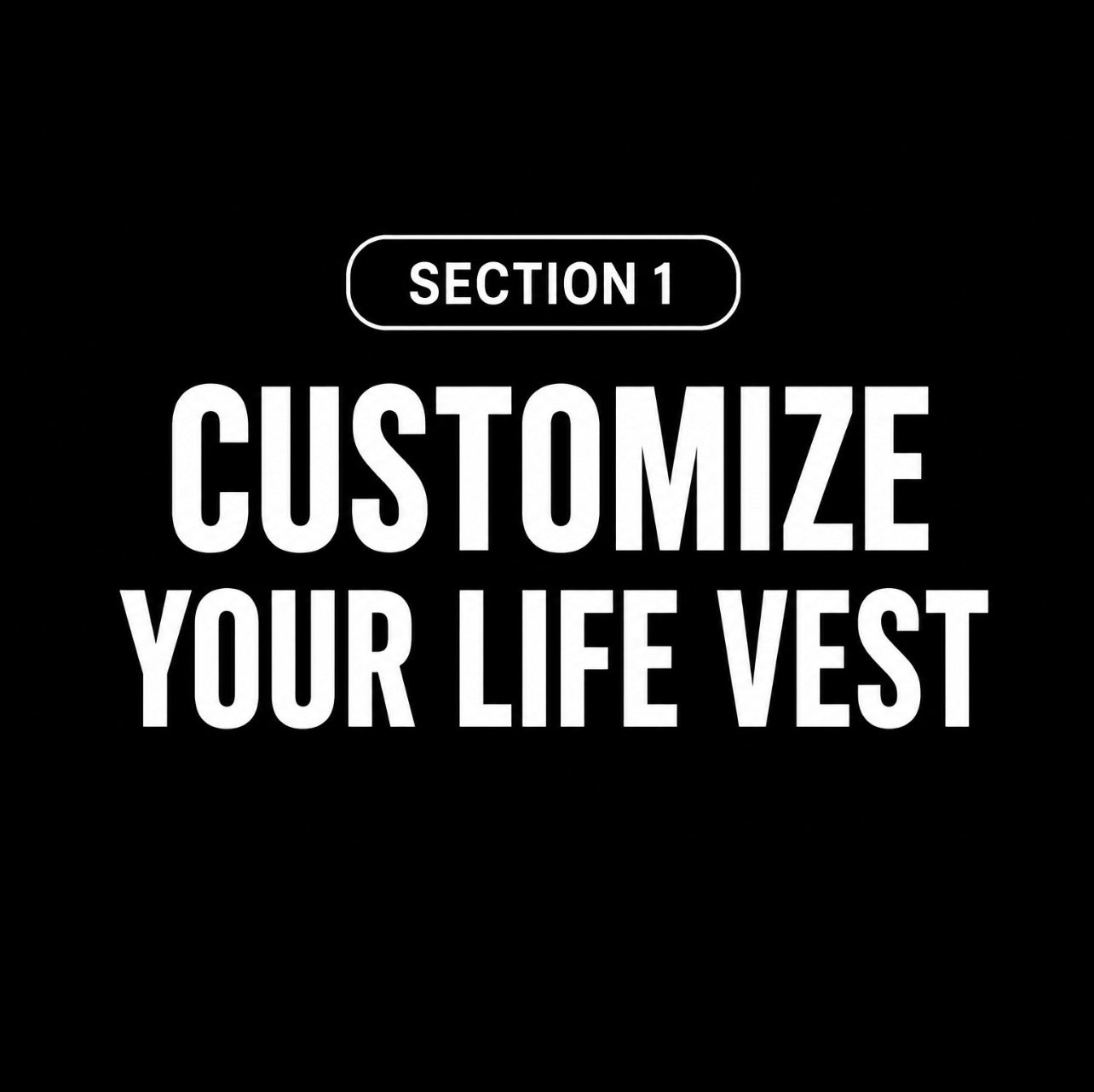 🔥 SECTION 1 MEN'S CUSTOMIZE YOUR HUNTERS POWERSPORTS REFLECTIVE LIFE VEST! 🔥