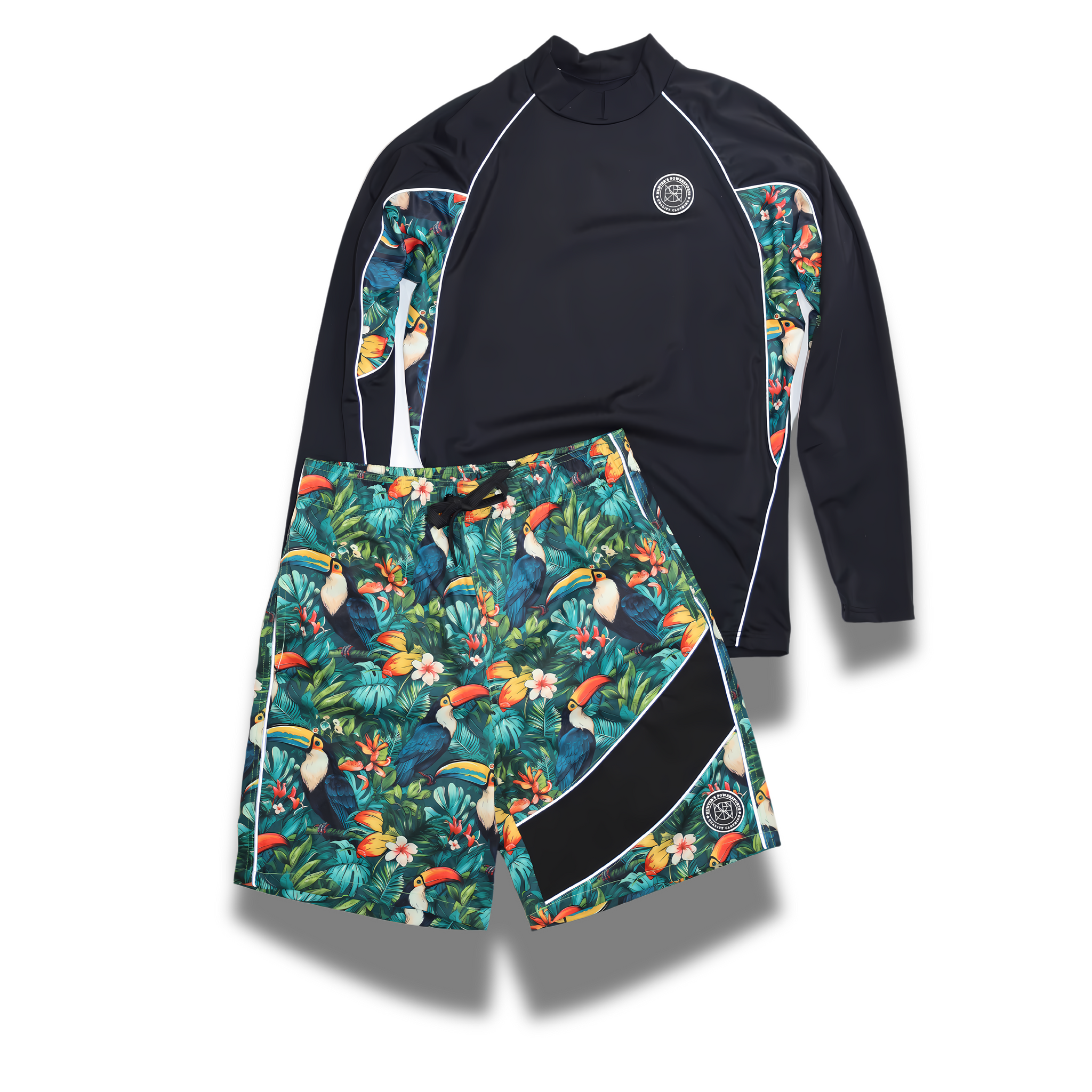 Ino Men's Reflective Rash Guard Set | Swim & Safety Gear