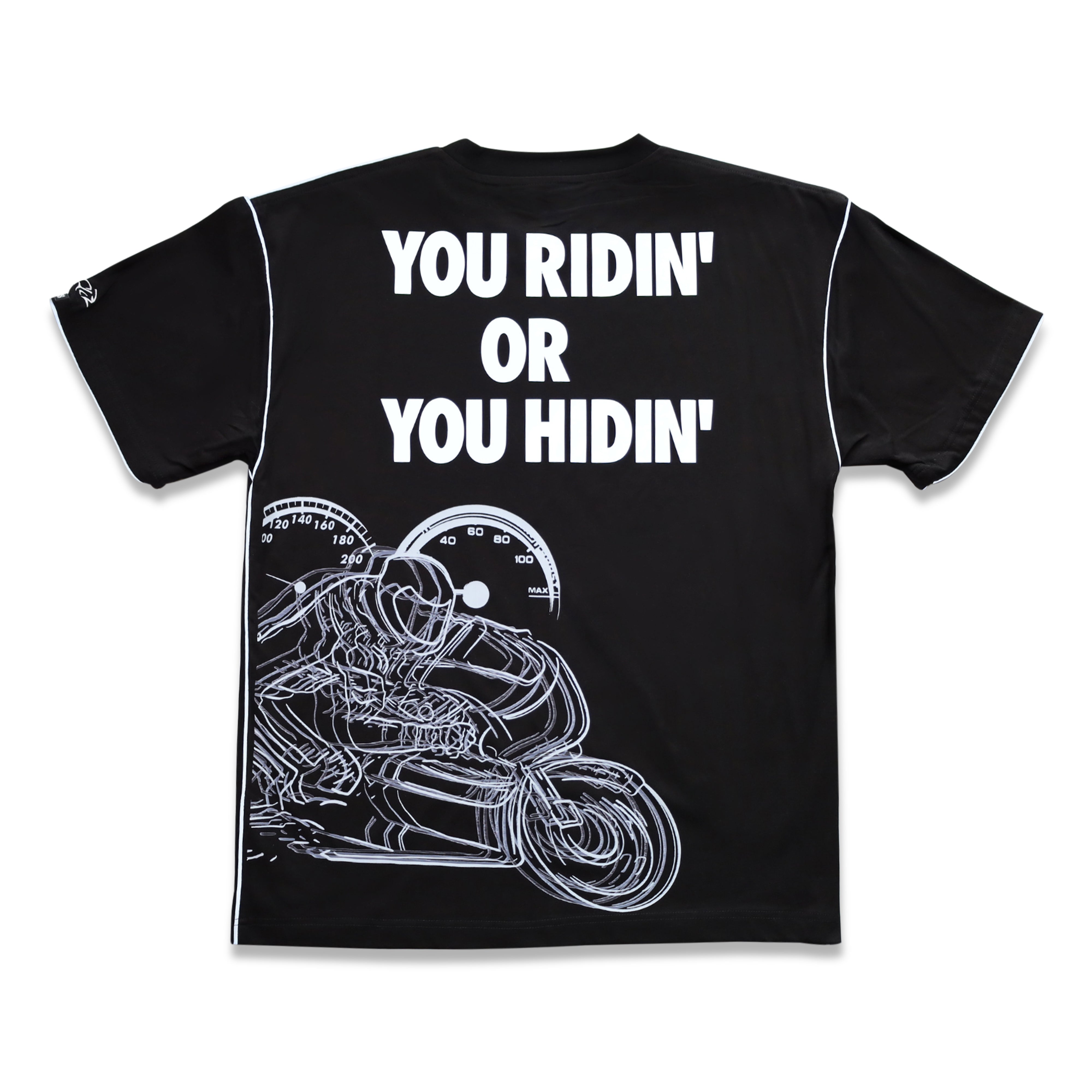 You Ridin' or You Hidin' Men's Reflective T-Shirt | Bold & Visible